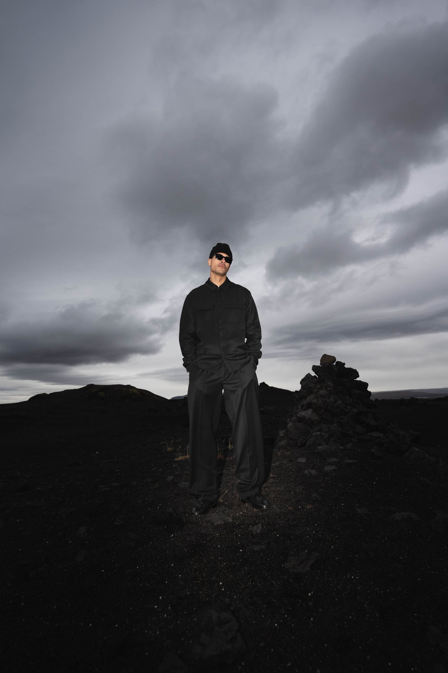 Pantalon Laine "UNI" Noir