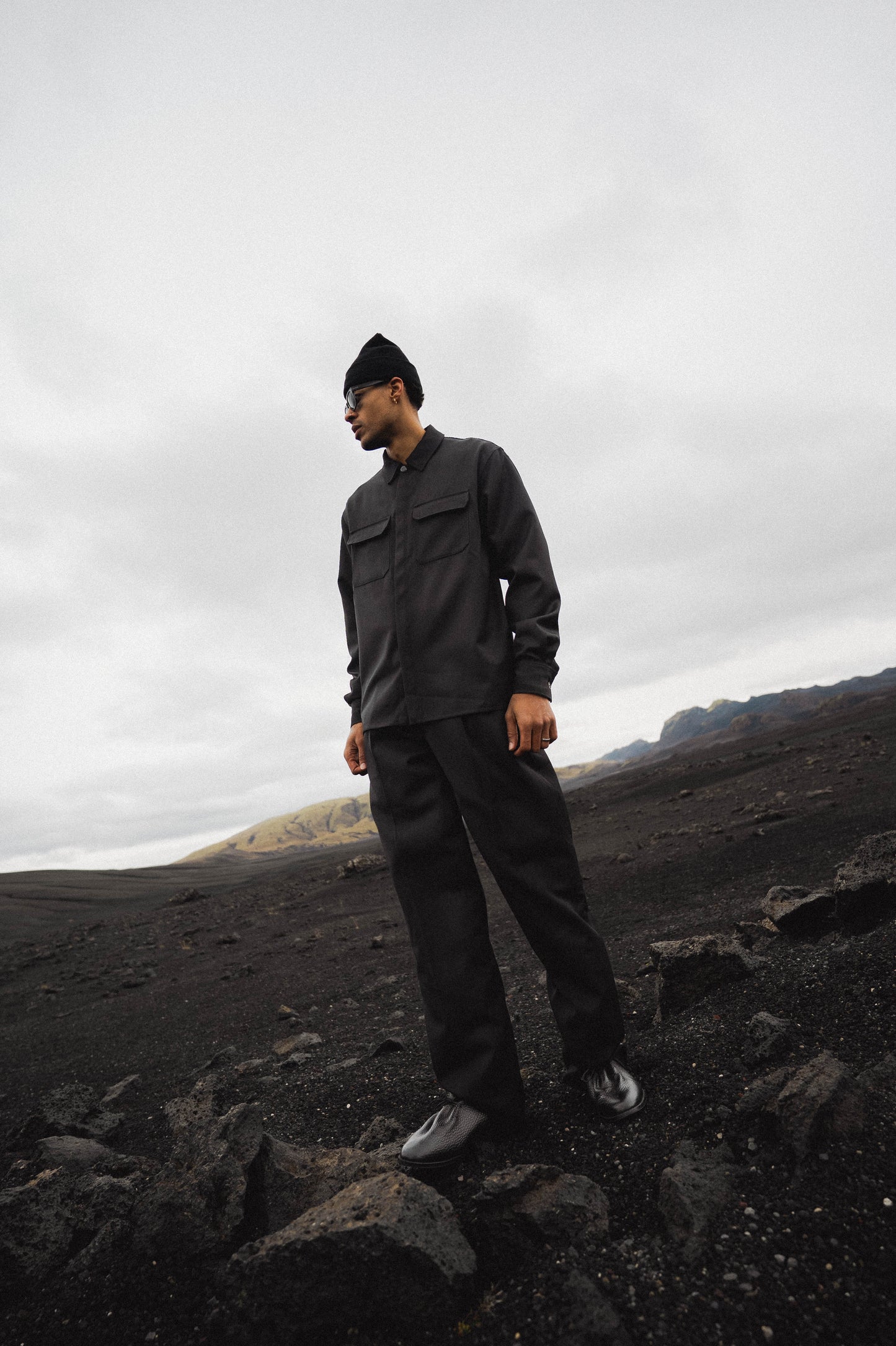 Pantalon Laine "UNI" Noir