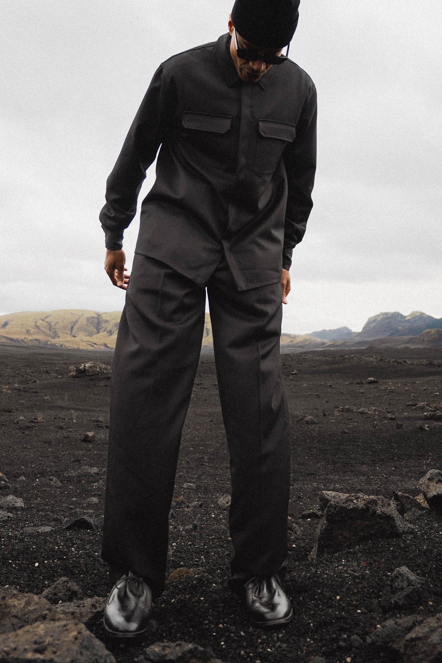 Pantalon Laine "UNI" Noir
