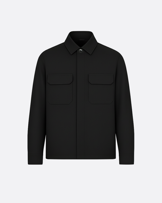 Surchemise Laine "UNI" Noire