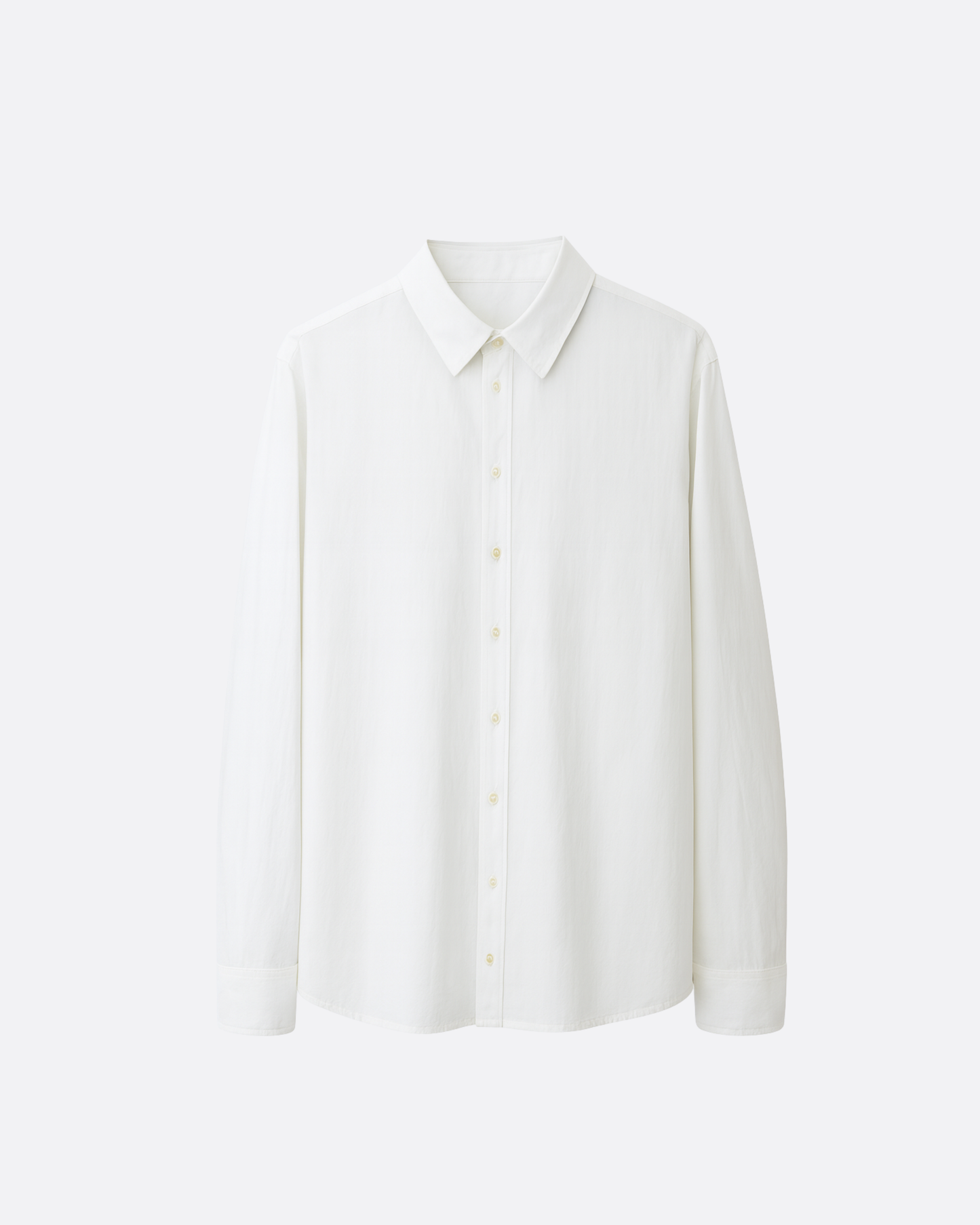 Chemise Popeline de Coton "OFFICE" Blanche