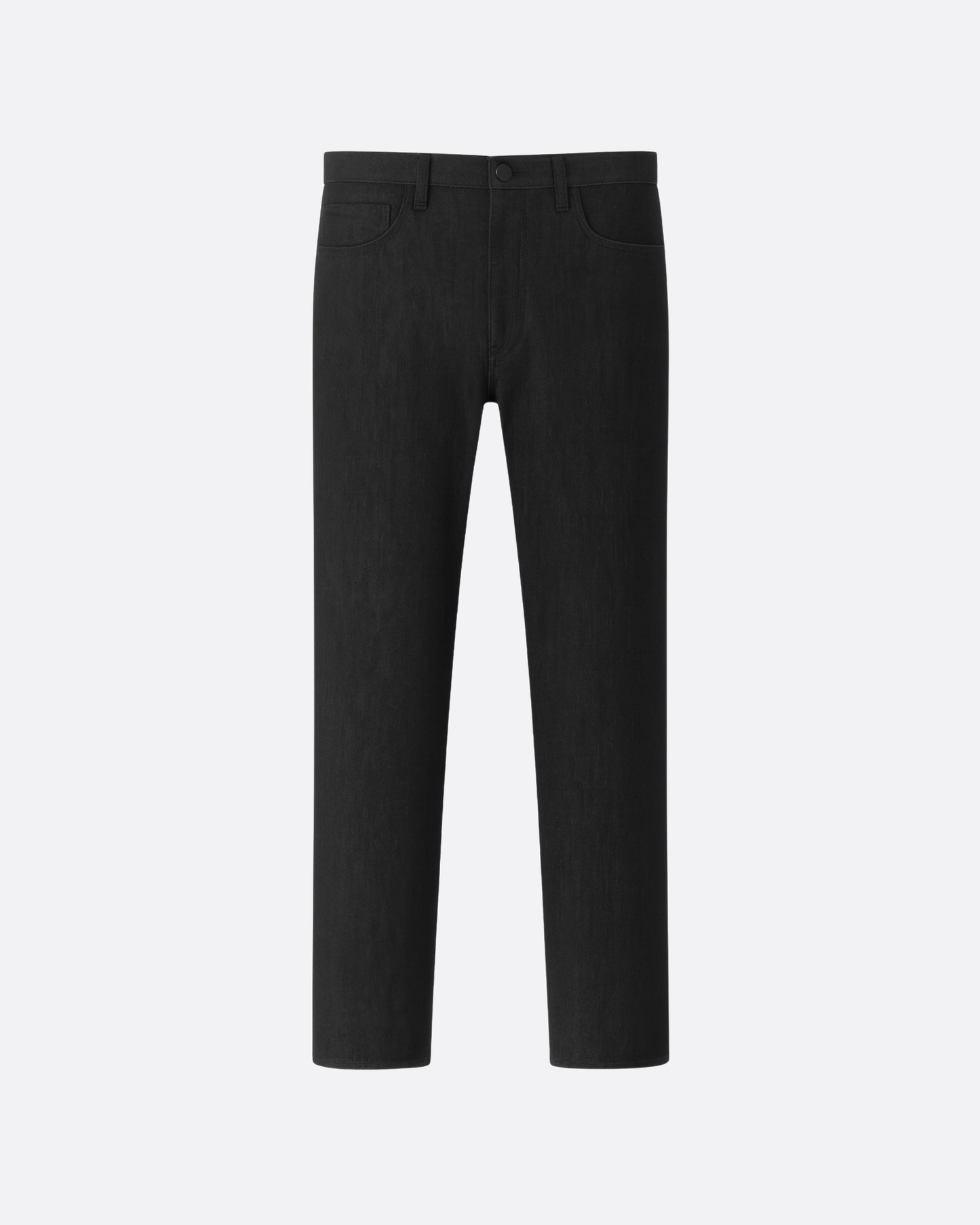 Pantalon Denim Brut Regular "STRIDE" Noir