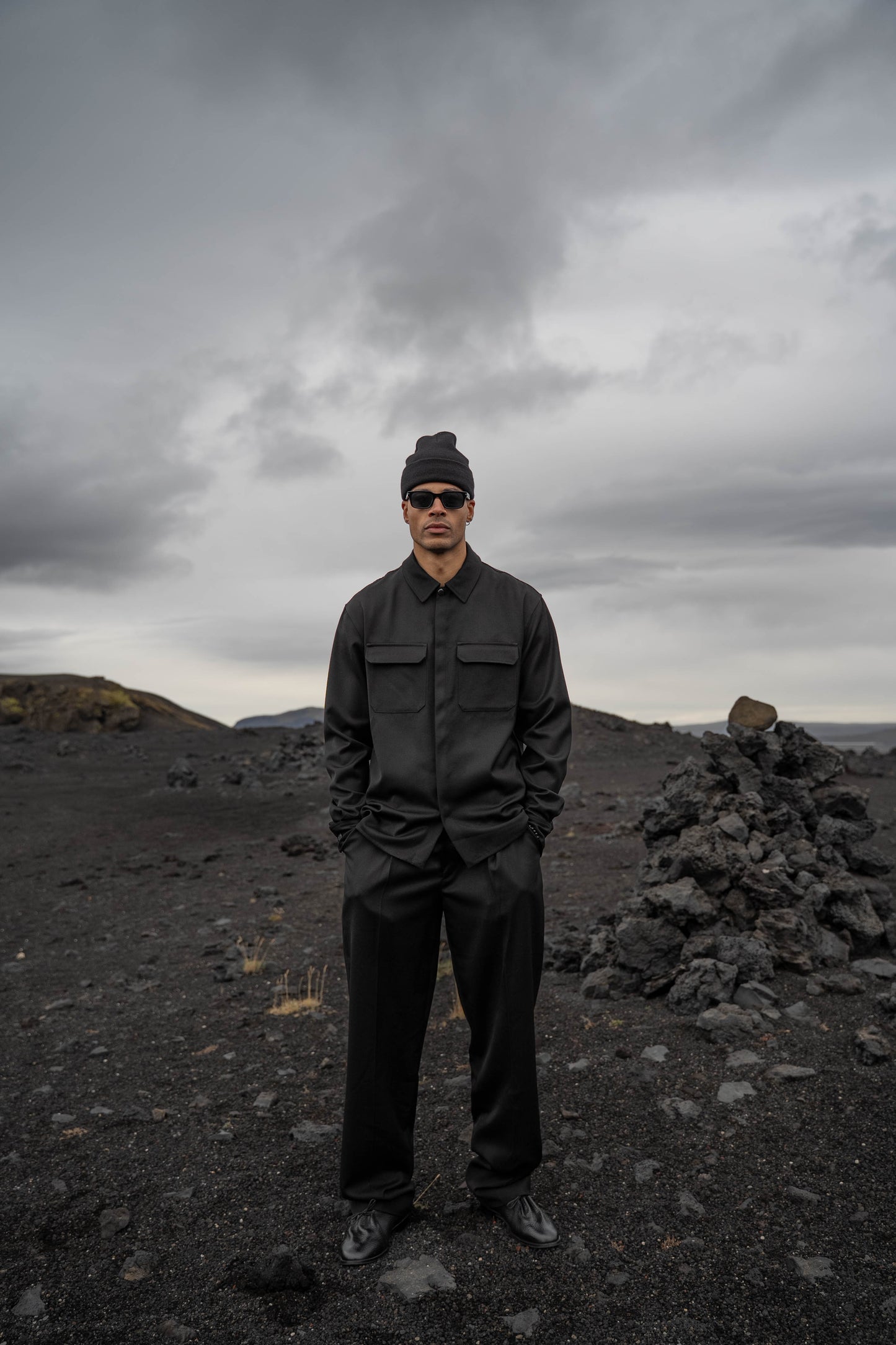 Pantalon Laine "UNI" Noir