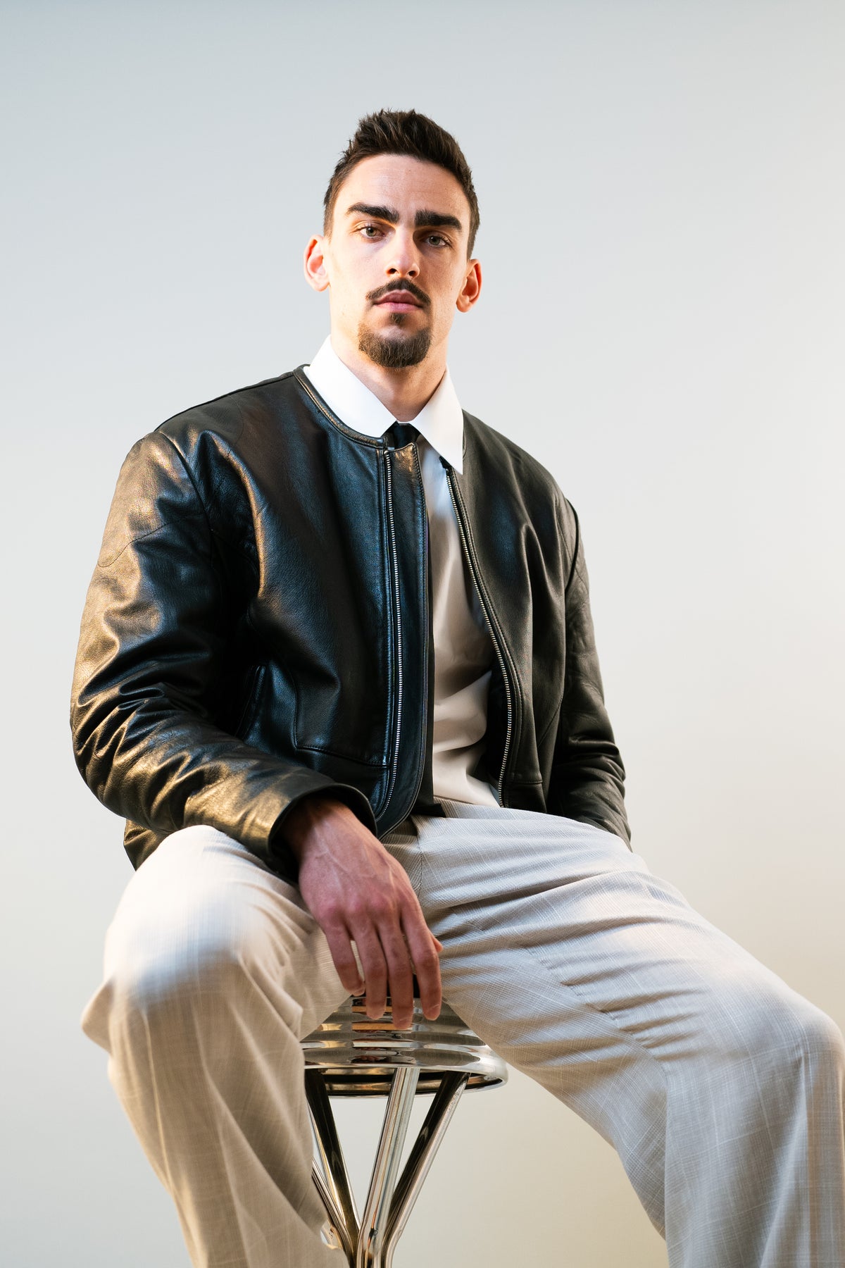 Blouson en Cuir "RACING"